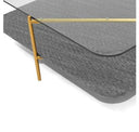 Cari - Glam Gold + Glass End Table