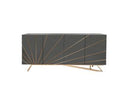 Katzu- Modern Grey and Rose Gold Buffet