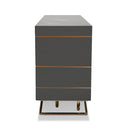 Katzu- Modern Grey and Rose Gold Buffet