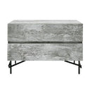 Aria - Italian Modern Multi Grey with texture Round Mirror