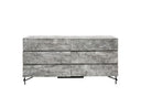 Aria - Italian Modern Multi Grey with texture Dresser