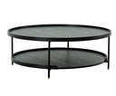 Mitchell - Black Iron Round Coffee Table