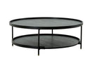 Cari - Glam Gold + Glass Coffee Table