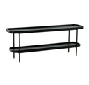 Mitchell - Black Iron Round End Table