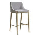 Fairview - Modern Grey & Brass Dining Chair