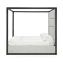 Manhattan - Contemporary Canopy Grey Bed