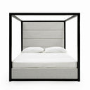 Manhattan - Contemporary Canopy Grey Bed