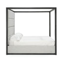 Manhattan - Contemporary Canopy Grey Bed
