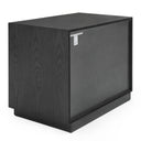 Manhattan - Contemporary Grey and Gold Nightstand