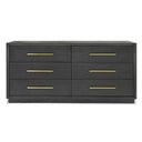 Manhattan- Contemporary Grey Mirror