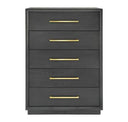 Hemlock - Modern Grey Velvet Bed