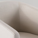Yukon - Modern Off White Fabric & Brushed Brass Counter Chair
