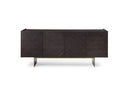 Gerald- Modern Brown Ash and Antique Cooper Buffet