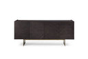 Gerald- Modern Brown Ash and Antique Cooper Buffet