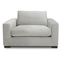 Poppy - Modern White Fabric Lounge Chair