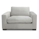 Poppy - Modern White Fabric Lounge Chair