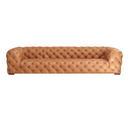 Dexter - Transitional Camel Full Italian Leather 3-Seat Sofa