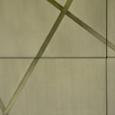 Nixa - Modern Wide Birch + Brushed Bronze Chest