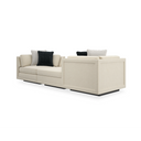 Fusion Sectional - 3-Piece Sectional - Simply Black, Fabric 21021-35CC, 2989-34CC, 3270-12CC by Caracole, view 4