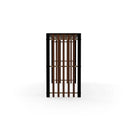 Pinstripe Dark Console Table
