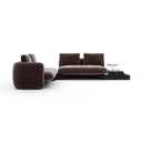 Overlap Sectional - 5-Piece Left-Facing - Nero Marquina Marble by Caracole, view 11