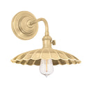 Aged Brass Heirloom Wall Sconce 10" x 8.5" (8000-AGB-MS3) by Hudson Valley