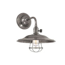 Historic Nickel Heirloom Wall Sconce 10" x 8.5" (8000-HN-MS2) by Hudson Valley