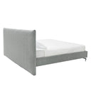 Aria - Italian Modern Grey Fabric Bed