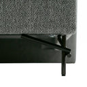 Aria - Italian Modern Grey Fabric Bed