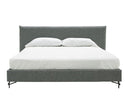 Aria - Italian Modern Grey Fabric Bed