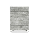 Aria - Italian Modern Multi Grey with texture Round Mirror