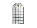Grady - Industrial Antique Black Floor Mirror