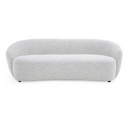 Omaha - Modern Swivel Off White Fabric Chair