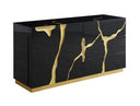 Aspen - Modern Black and Gold Dresser