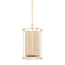 Vintage Gold Leaf Jones Point Lantern 15.5" by Hudson Valley