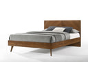 Kamela -Modern Walnut Bed