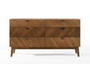 kamela -modern walnut bedroom set
