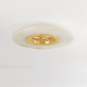 Aged Brass Alto Semi Flush 24" by Hudson Valley, view 3