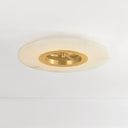 Aged Brass Alto Semi Flush 24" by Hudson Valley, view 2