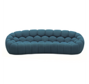 Yolonda - Modern Dark Teal Fabric Bed