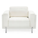 Schmidt - Modern Off White Fabric Chair