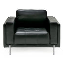Schmidt - Modern Black Leather Chair