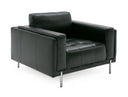 Schmidt - Modern Black Leather Chair