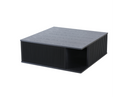 Alpine Modern Mid Century Black Ash Square Coffee Table