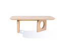 Osaka - Modern Faux Marble + Natural Ash Coffee Table