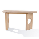 Osaka - Modern Faux Marble + Natural Ash End Table