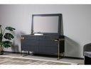 Rothsay - Modern Wenge + Gold Dresser