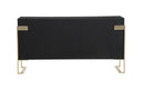 Rothsay - Modern Wenge + Gold Dresser