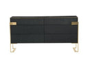 Rothsay - Modern Wenge + Gold Dresser