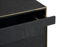 Rothsay - Modern Wenge + Gold Dresser